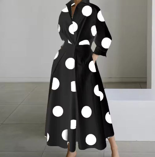 Esther - Elegant Cotton Shirt Dress – Timeless Sophistication for Spring