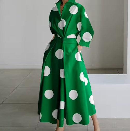 Esther - Elegant Cotton Shirt Dress – Timeless Sophistication for Spring