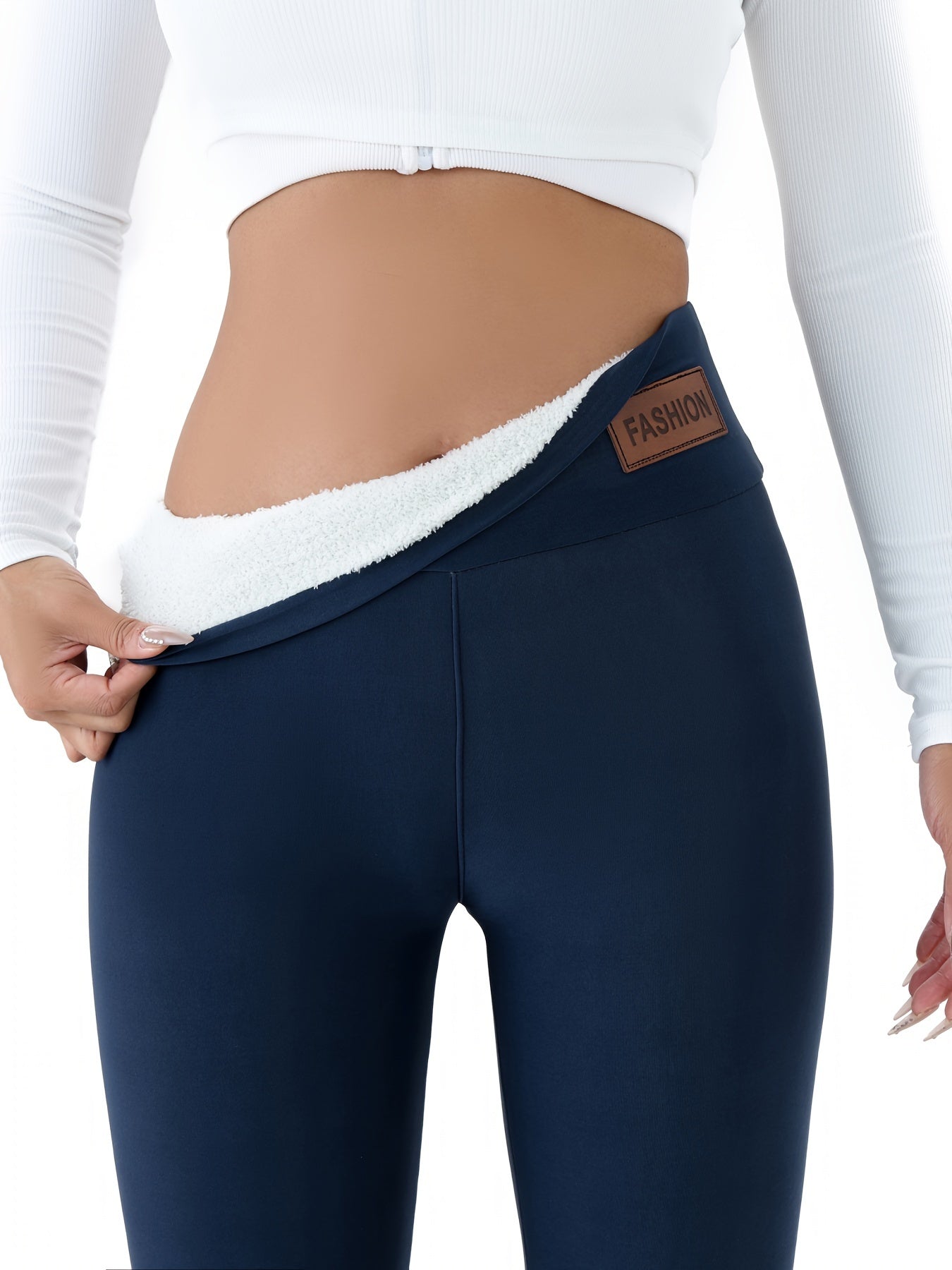 Lana | Cozy Fleece-Lined Leggings – Warm and Stretchy Activewear for Autumn & Winter