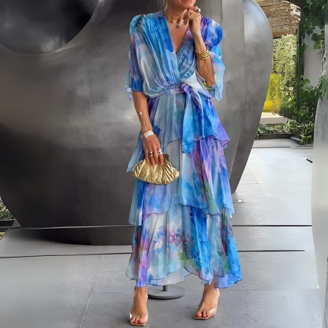 Molly - Timeless Elegance in a Chiffon Dress