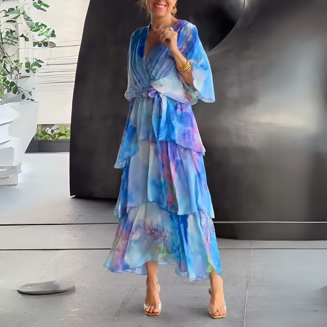 Molly - Timeless Elegance in a Chiffon Dress