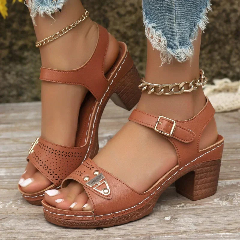 Alissa - High-heeled sandals for women